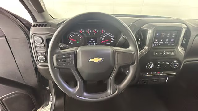 2024 Gray Chevrolet Silverado 1500 Custom 4X4 Truck