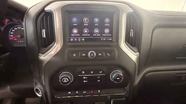 2024 Gray Chevrolet Silverado 1500 Custom 4X4 Truck