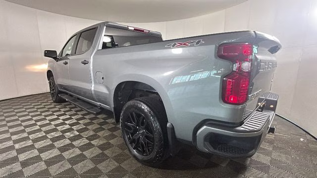 2024 Gray Chevrolet Silverado 1500 Custom 4X4 Truck