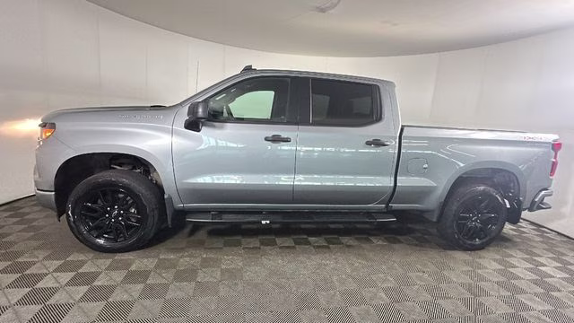 2024 Gray Chevrolet Silverado 1500 Custom 4X4 Truck
