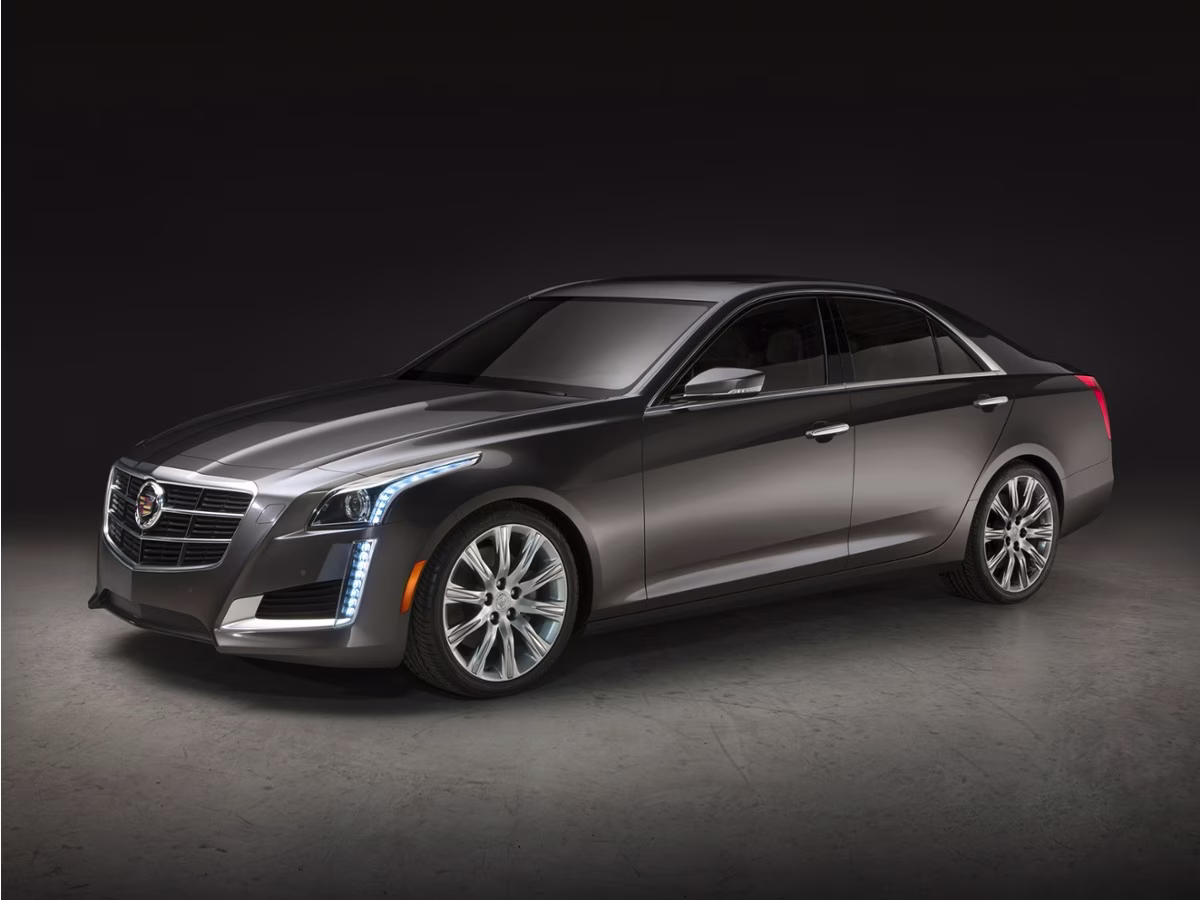 2014 Silver Coast Metallic Cadillac CTS 2.0L Turbo RWD Sedan