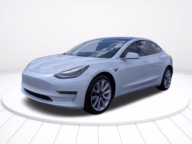 2020 Pearl White Multi-Coat Tesla Model 3 Long Range AWD Sedan