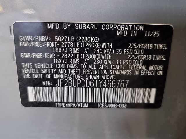 2026 River Rock Pearl Subaru Outback Limited AWD SUV