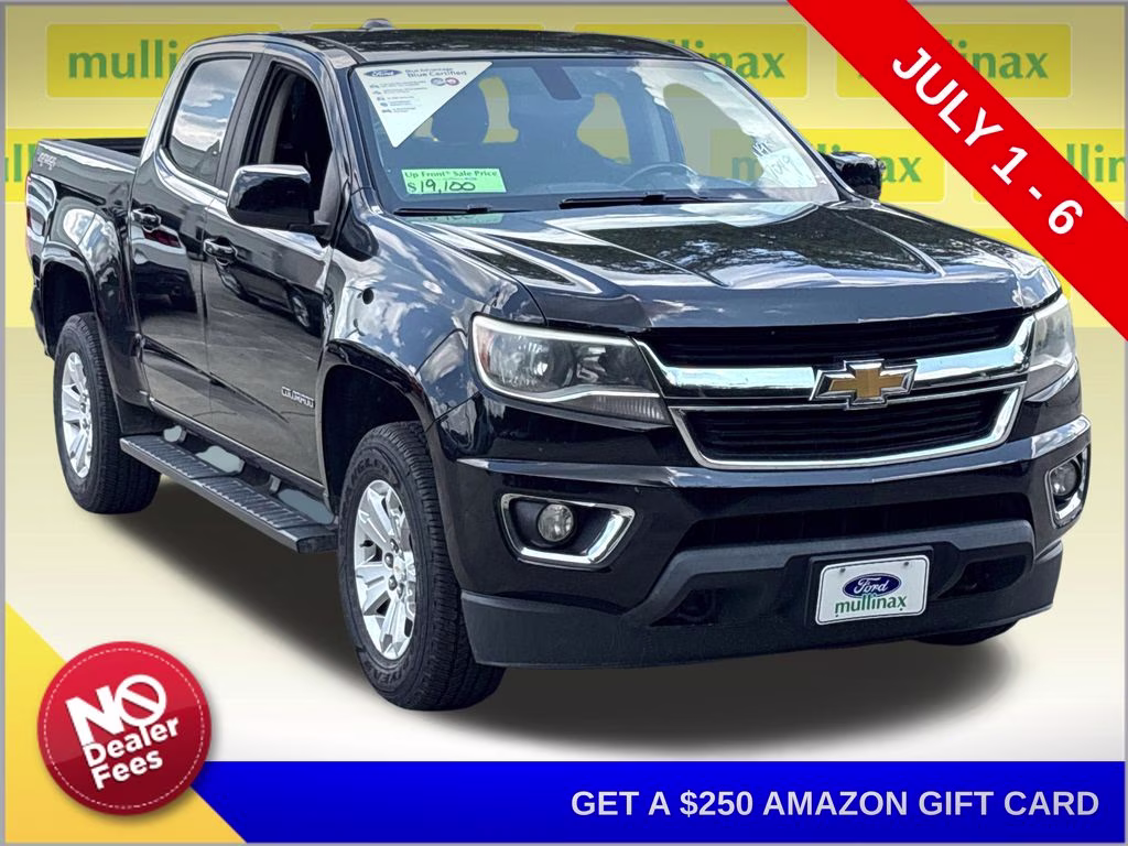 2017 Black Chevrolet Colorado LT 4X4 Truck