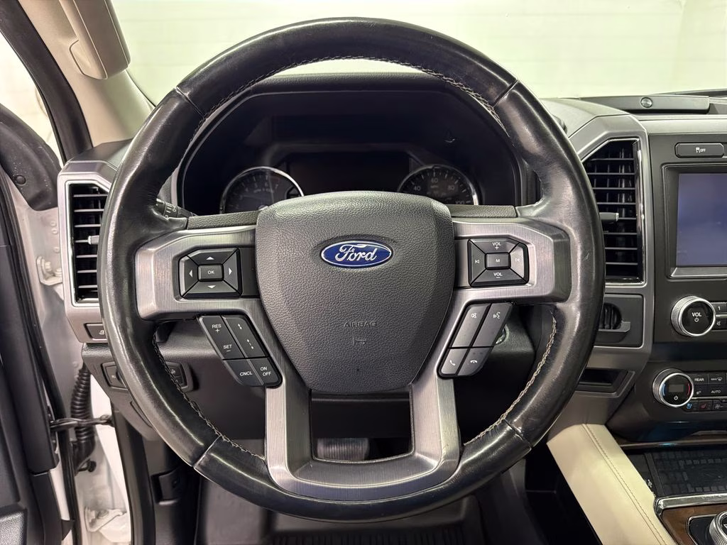 2019 White Platinum Clearcoat Metallic Ford Expedition Platinum RWD SUV