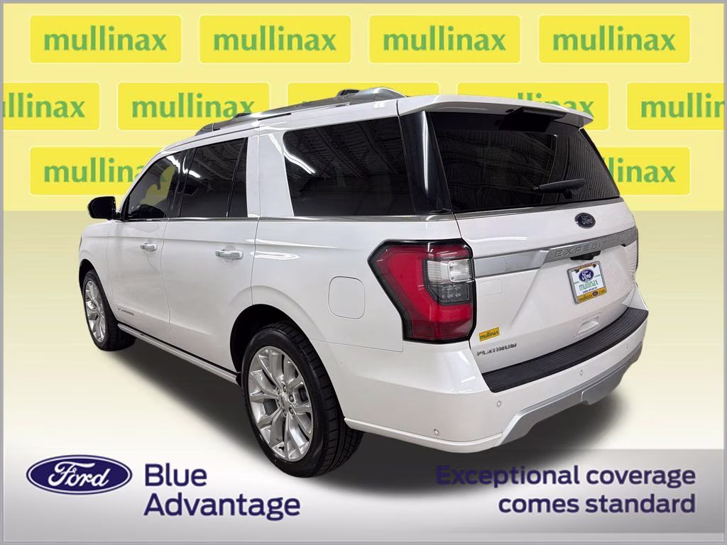 2019 White Platinum Clearcoat Metallic Ford Expedition Platinum RWD SUV