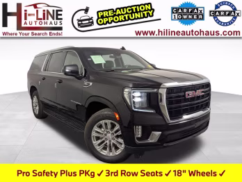 2022 Onyx Black GMC Yukon XL SLE 4X4 SUV