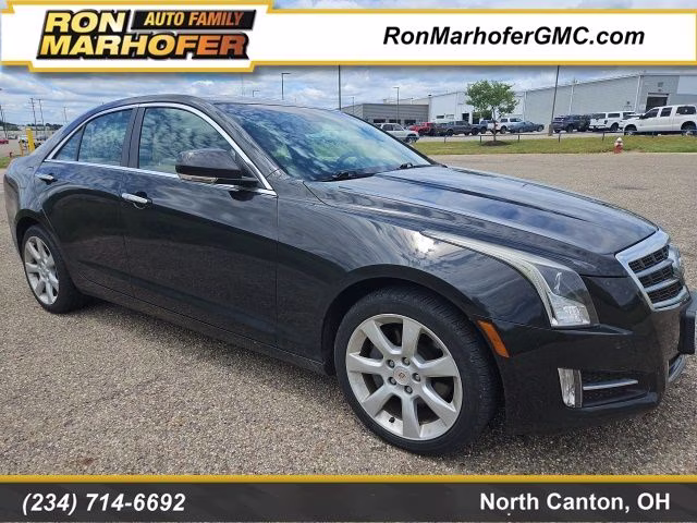 2013 Black Diamond Tricoat Cadillac ATS 3.6L Performance AWD Sedan
