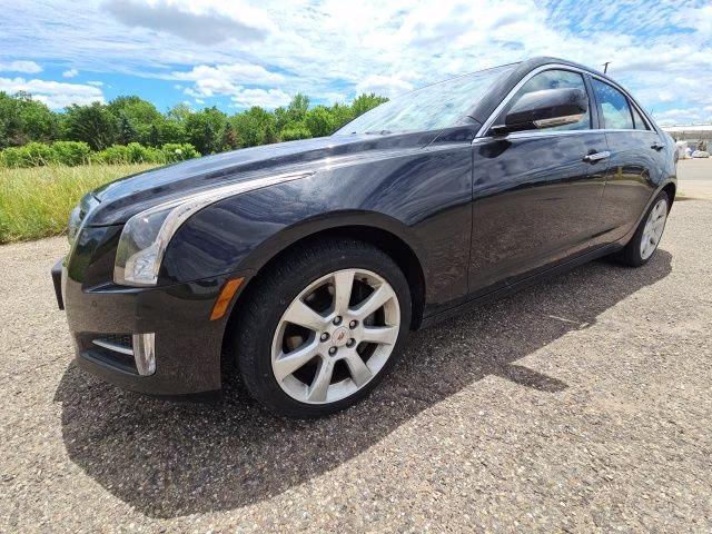 2013 Black Diamond Tricoat Cadillac ATS 3.6L Performance AWD Sedan
