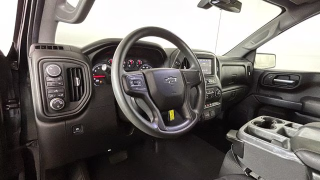 2021 Black Chevrolet Silverado 1500 Custom Trail Boss 4X4 Truck