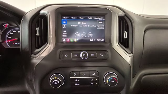 2021 Black Chevrolet Silverado 1500 Custom Trail Boss 4X4 Truck