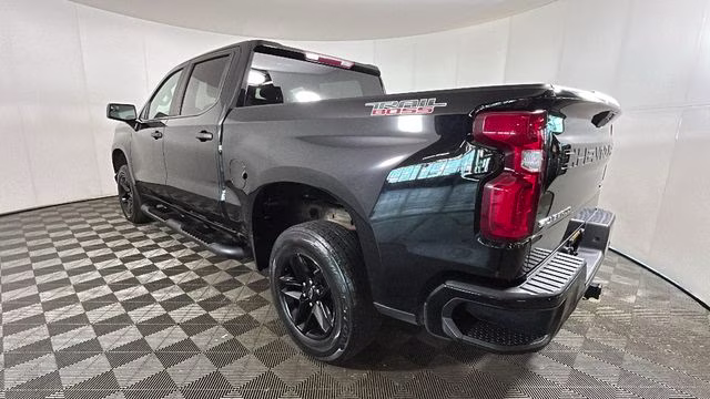2021 Black Chevrolet Silverado 1500 Custom Trail Boss 4X4 Truck