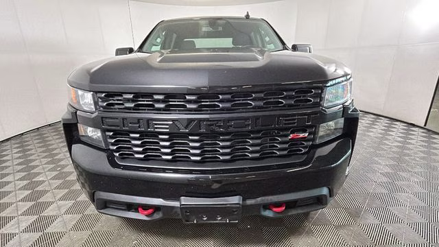 2021 Black Chevrolet Silverado 1500 Custom Trail Boss 4X4 Truck