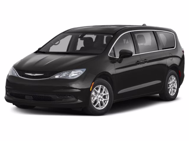 2023 Brilliant Black Crystal Pearlcoat Chrysler Voyager LX FWD Van