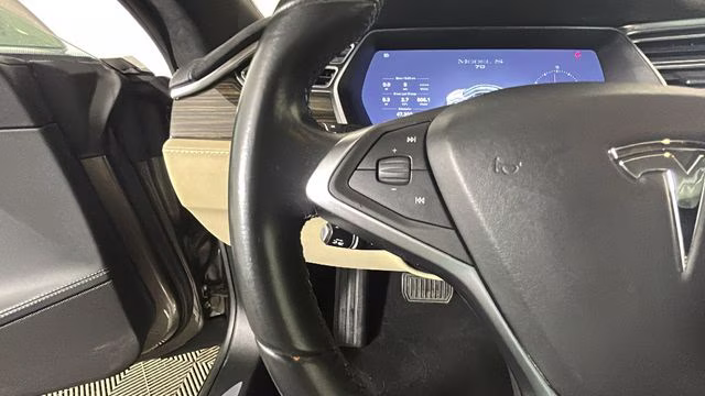 2015 Titanium Metallic Tesla Model S 70D RWD Hatchback