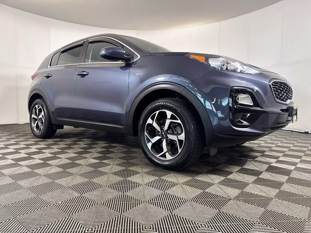 2022 Pacific Blue Kia Sportage LX AWD SUV