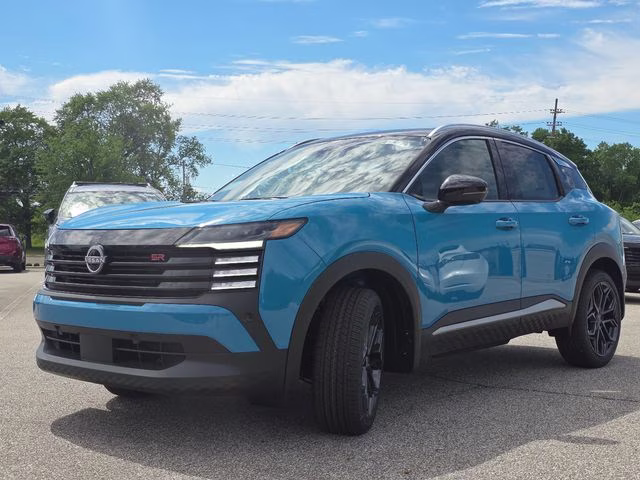 2026 Arctic Ice Blue/Black Nissan Kicks SR AWD SUV