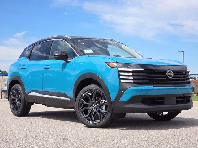 2026 Arctic Ice Blue/Black Nissan Kicks SR AWD SUV