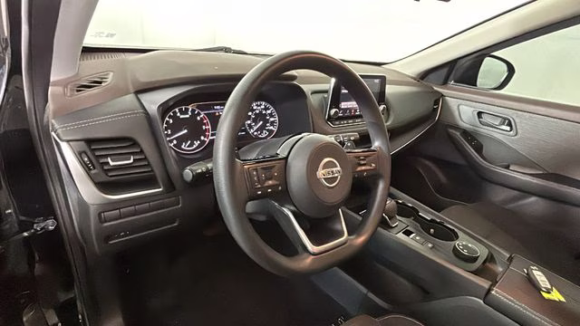 2021 Super Black Nissan Rogue S AWD SUV