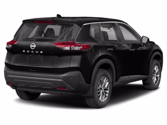 2021 Super Black Nissan Rogue S AWD SUV