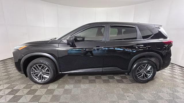 2021 Super Black Nissan Rogue S AWD SUV