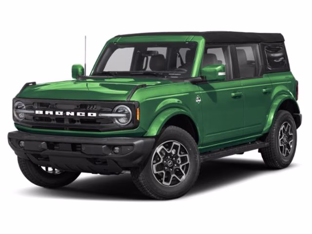 2025 Green Metallic Ford Bronco Outer Banks 4X4 SUV