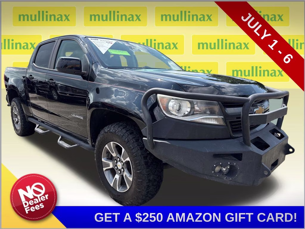 2017 Black Chevrolet Colorado Z71 4X4 Truck
