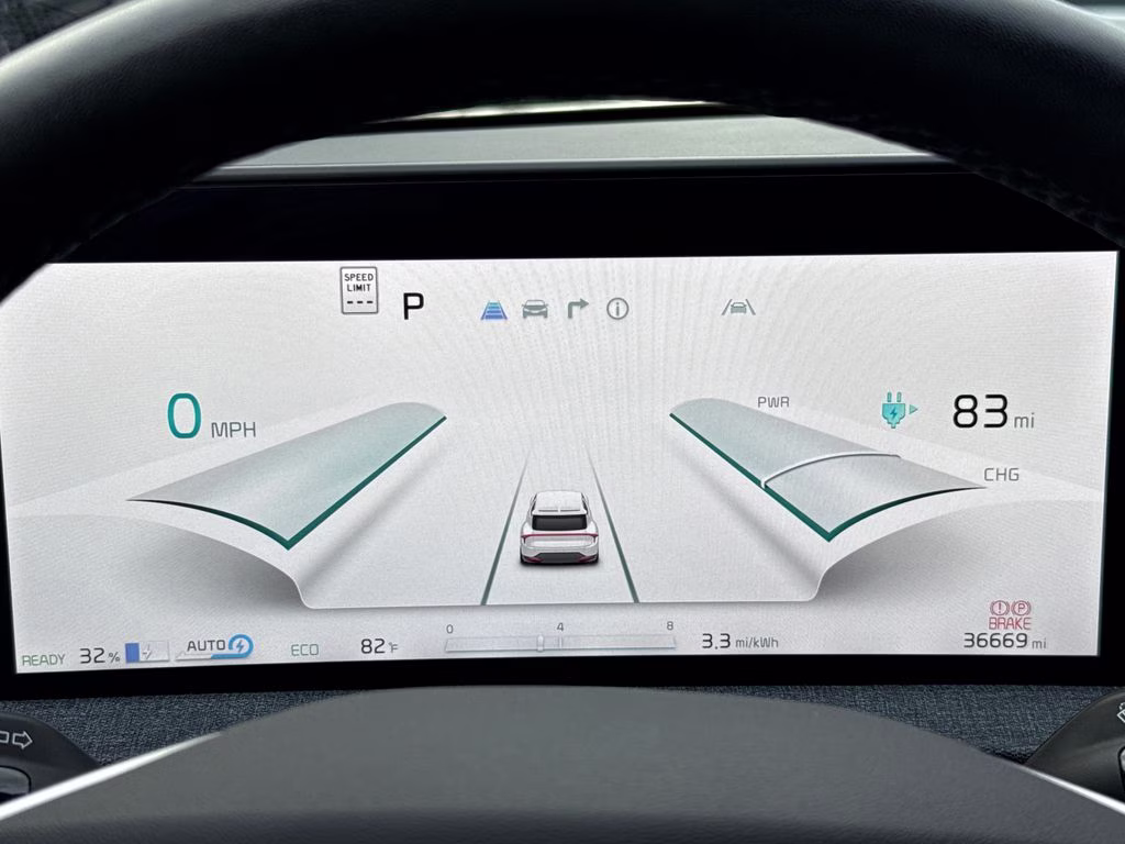 2023 Aurora Black Pearl Kia EV6 Wind AWD SUV