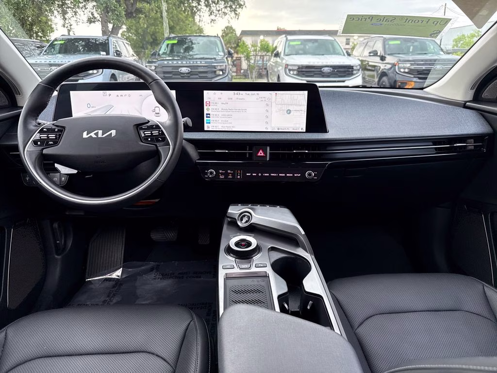 2023 Aurora Black Pearl Kia EV6 Wind AWD SUV