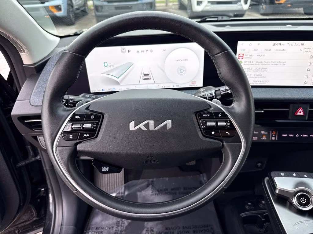 2023 Aurora Black Pearl Kia EV6 Wind AWD SUV