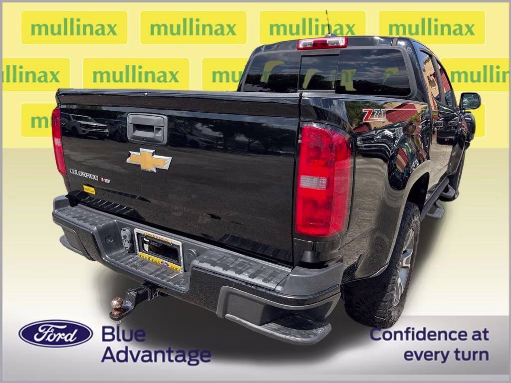2017 Black Chevrolet Colorado Z71 4X4 Truck