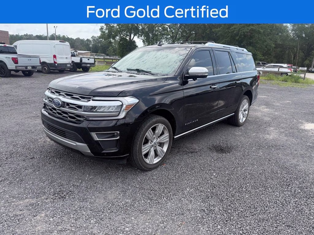 2023 Black Metallic Ford Expedition Max Platinum RWD SUV