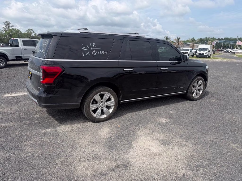 2023 Black Metallic Ford Expedition Max Platinum RWD SUV