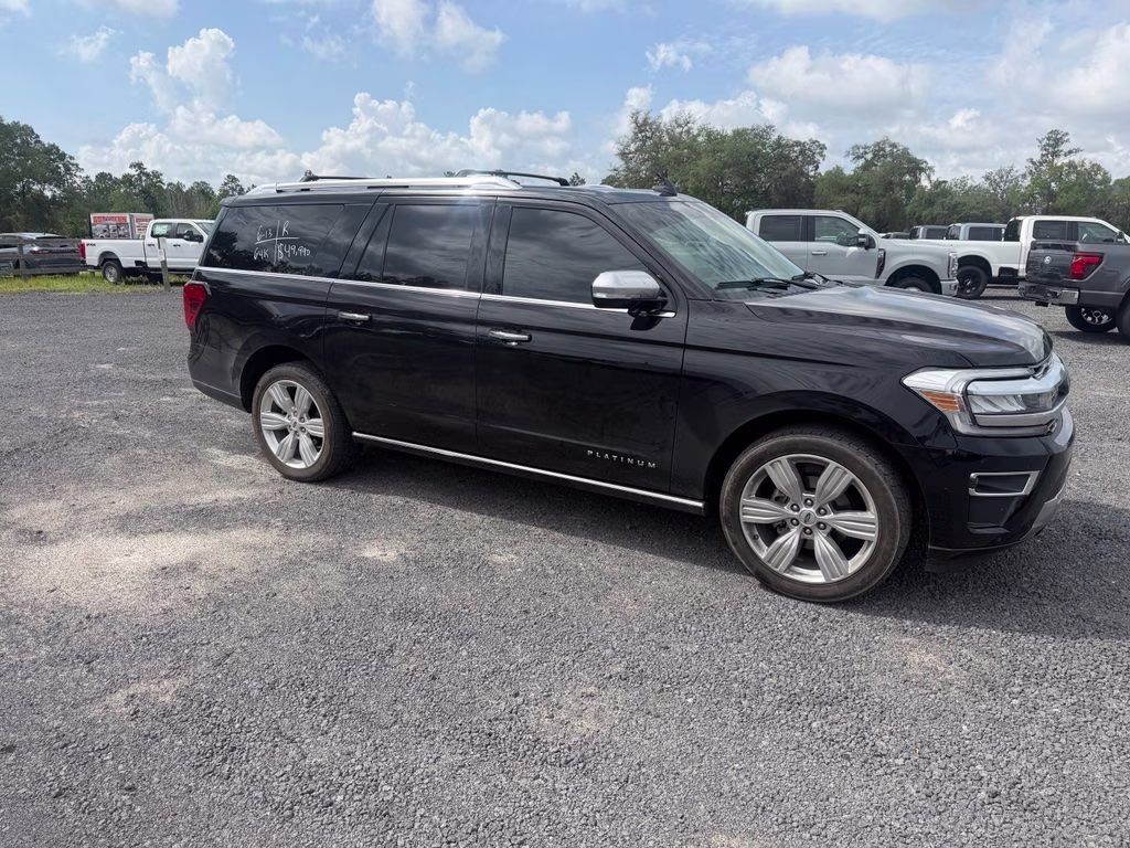 2023 Black Metallic Ford Expedition Max Platinum RWD SUV