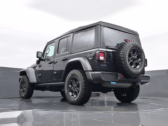 2023 Black Clearcoat Jeep Wrangler Willys 4xe 4X4 SUV