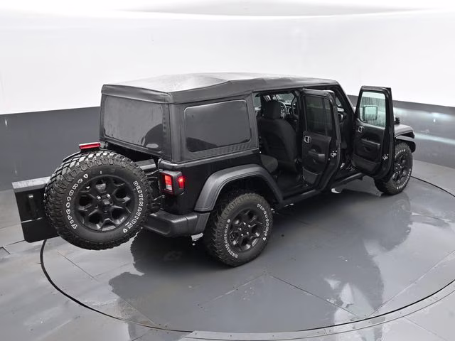 2023 Black Clearcoat Jeep Wrangler Willys 4xe 4X4 SUV