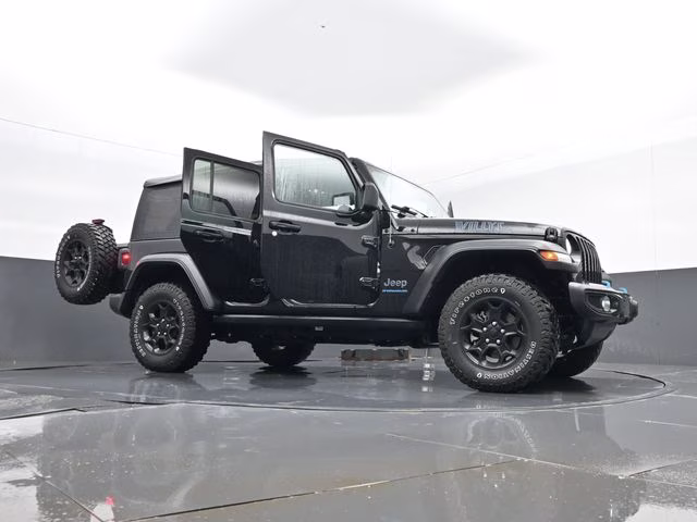 2023 Black Clearcoat Jeep Wrangler Willys 4xe 4X4 SUV