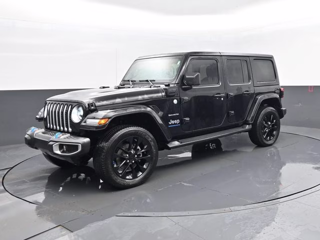 2023 Black Clearcoat Jeep Wrangler Sahara 4xe 4X4 SUV
