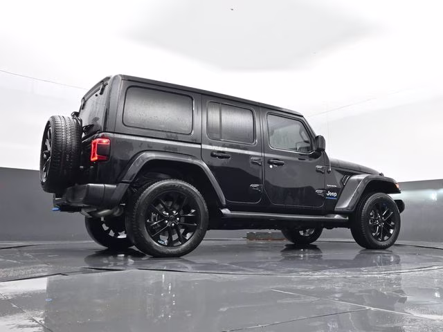 2023 Black Clearcoat Jeep Wrangler Sahara 4xe 4X4 SUV