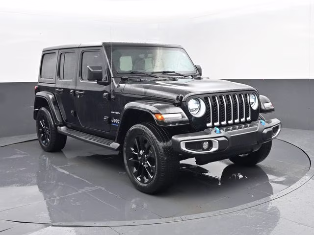 2023 Black Clearcoat Jeep Wrangler Sahara 4xe 4X4 SUV