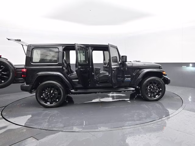 2023 Black Clearcoat Jeep Wrangler Sahara 4xe 4X4 SUV