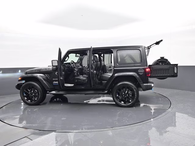 2023 Black Clearcoat Jeep Wrangler Sahara 4xe 4X4 SUV
