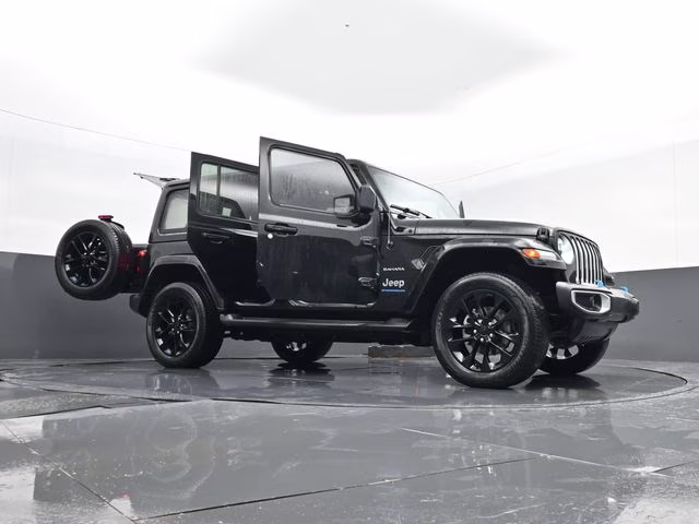 2023 Black Clearcoat Jeep Wrangler Sahara 4xe 4X4 SUV