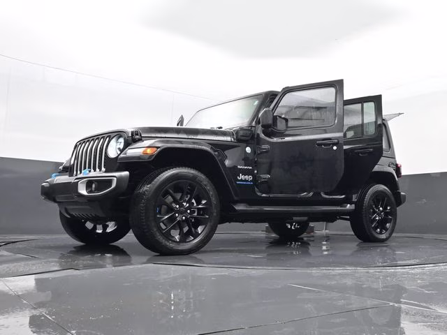 2023 Black Clearcoat Jeep Wrangler Sahara 4xe 4X4 SUV
