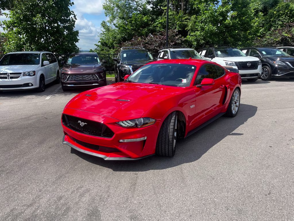 2022 Race Red Ford Mustang GT Premium RWD Coupe