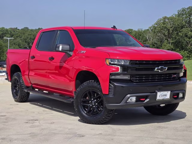 2021 Red Hot Chevrolet Silverado 1500 LT Trail Boss 4X4 Truck