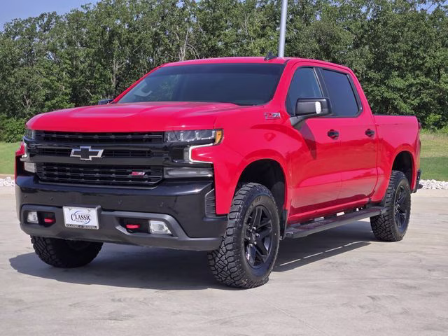 2021 Red Hot Chevrolet Silverado 1500 LT Trail Boss 4X4 Truck