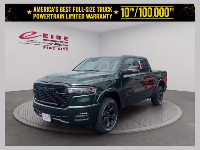 2026 Serrano Green Metallic Ram 1500 Big Horn Night Edition 4X4 Truck