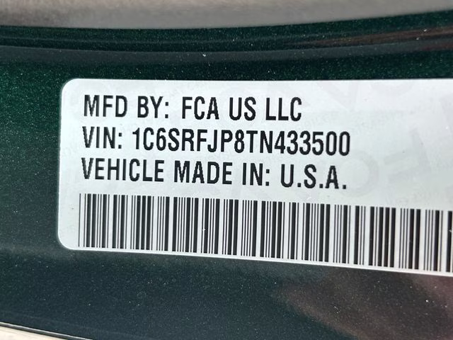 2026 Serrano Green Metallic Ram 1500 Laramie Night Edition 4X4 Truck