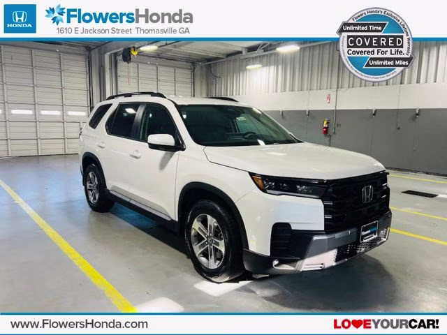 2026 Platinum White Pearl Honda Pilot EX-L SUV